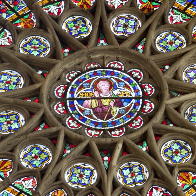 Detail Vitraux Cathedrale St Etienne Chalons © Jean Côme Nicolle