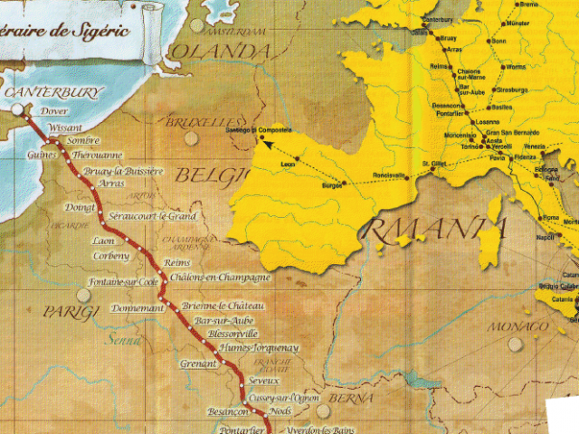 Via Francigena Itineraire