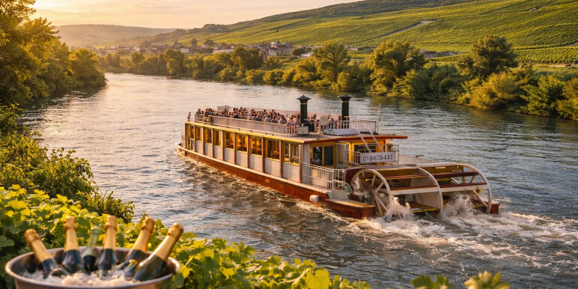 Bateau Champagne Vallee Large